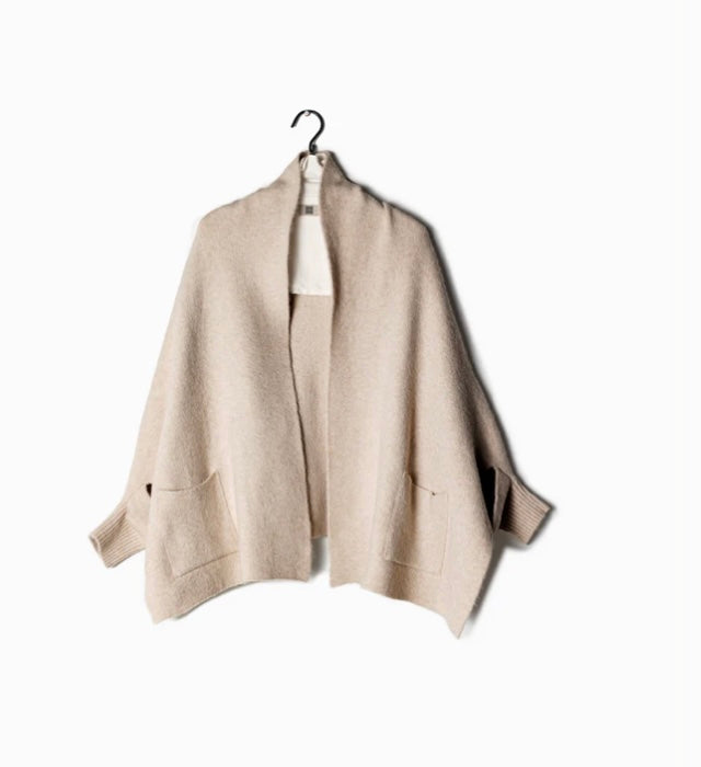 Pocket Shrug Cape Cardigan