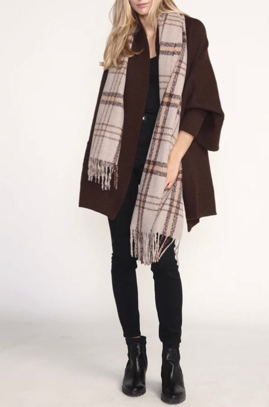 Pocket Shrug Cape Cardigan