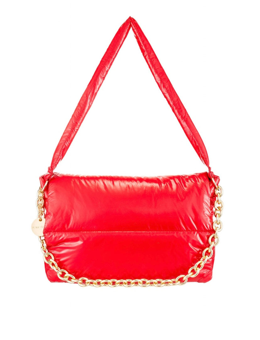 Puffy Leather Shoulder Bag (restocked)