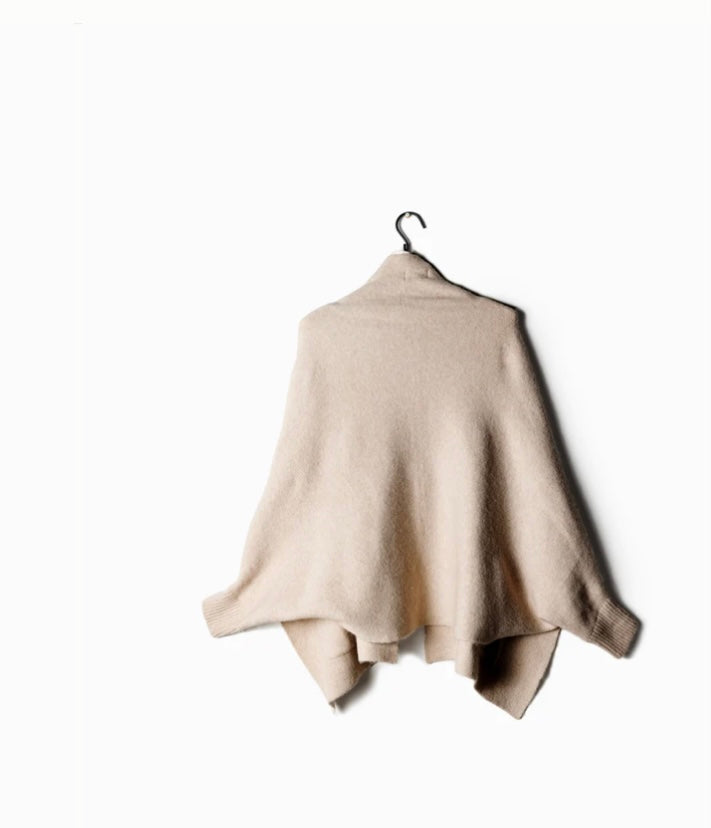 Pocket Shrug Cape Cardigan